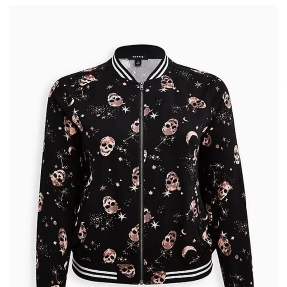 NWT Torrid size 2 Star skull bomber jacket